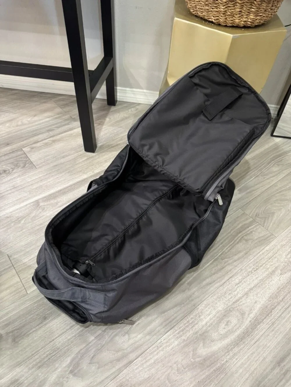 NEW! Nike 3Brand Rolling Duffle Backpack Travel Suitcase